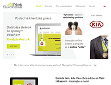Tablet Screenshot of netsuccess.sk